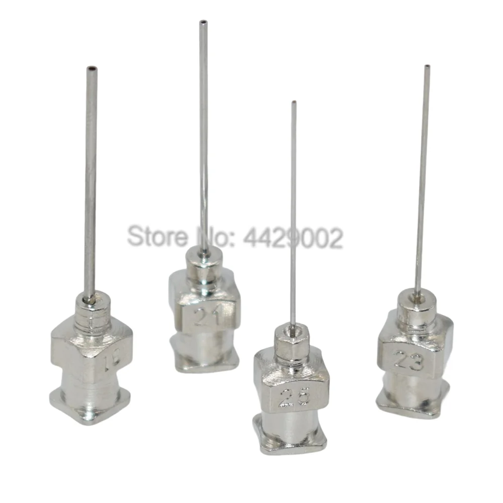 

600pcs Blunt Tips Glues Syringe Needle 19G 21G 23G 25G Stainless Steel Needles Glues Adhesives Dispenser Dispensing Needle Set