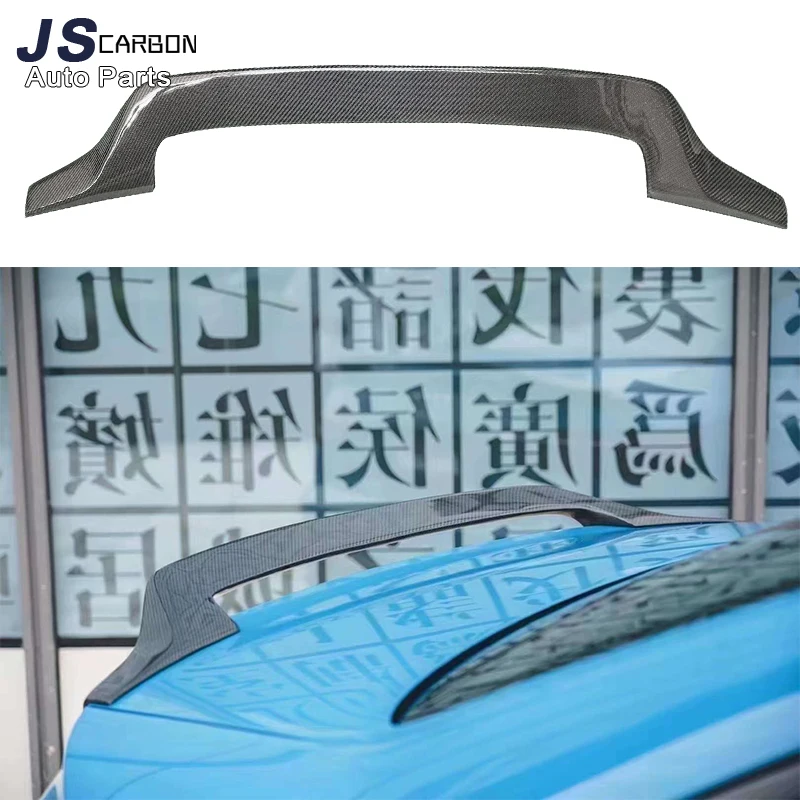 For Audi A4L A4 S4 B10 2019+ Carbon Fiber Tail fins Rear Trunk Spoiler Guide Wing Rear Wing Diverter Body Kit