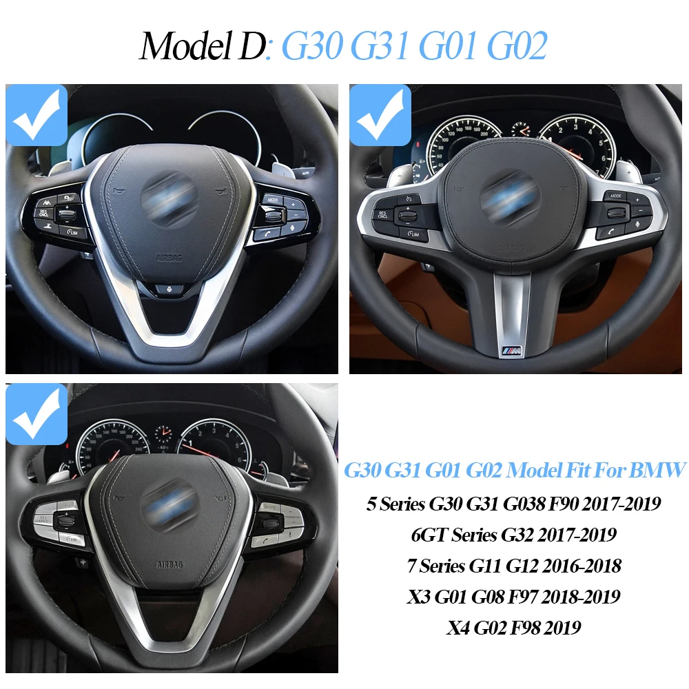 Car Interior Multi-function Steering Wheel Key Control Button For BMW 3 4 5 GT 6 7 Series F30 F35 F34 F36 F10 F11 F07 F01 F02