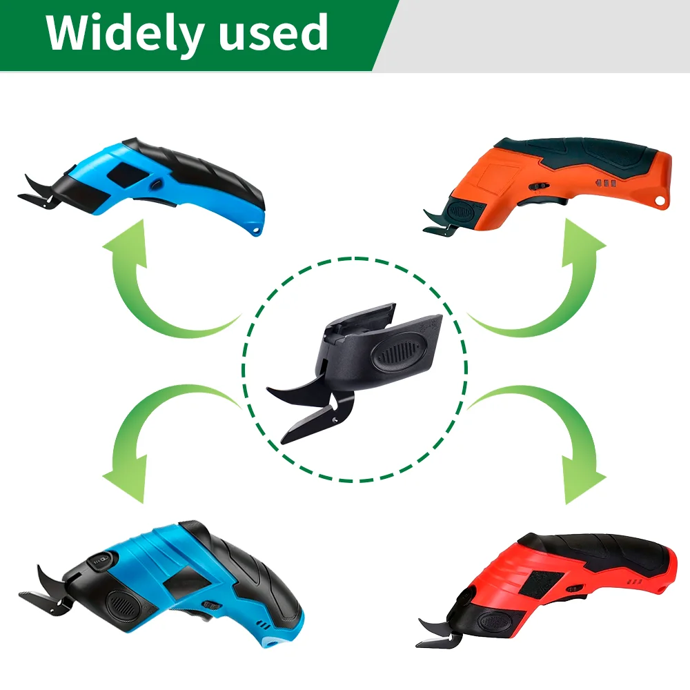 Durable Cordless Steel Replacement Blades For Electric Scissors Powerful Cutting Leather Carpet Cardboard Plastic Precision Kit view 5