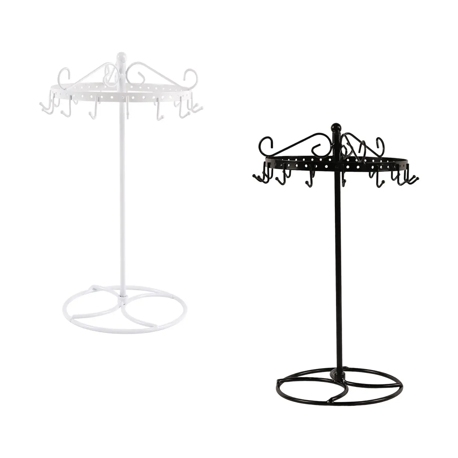 Necklace Holder Hanger Metal Jewelry Display Stand for Earring Keychain