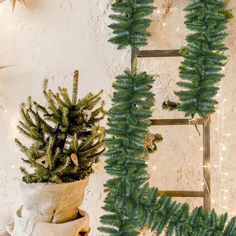 Outdoor Christmas Garland Beautiful Christmas Pine Garland Faux Christmas Garland Lightweight Holiday Garland Indoor Christmas