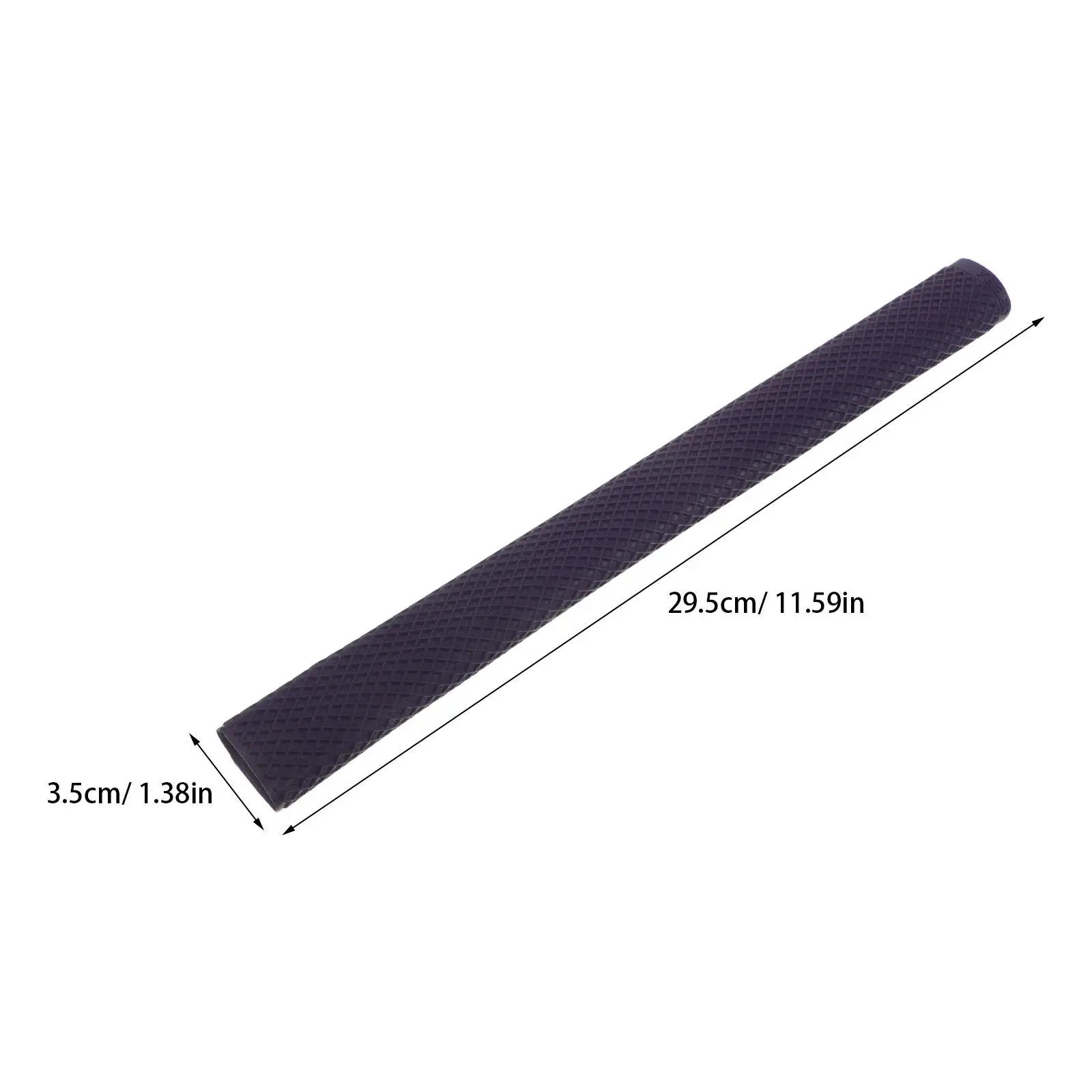 Purple Ergonomic Pool Cue Handle Grip Sleeve - Non-Slip Silicone Tubing Wrap for American Billiard Snooker Cues Sweat-Resistant