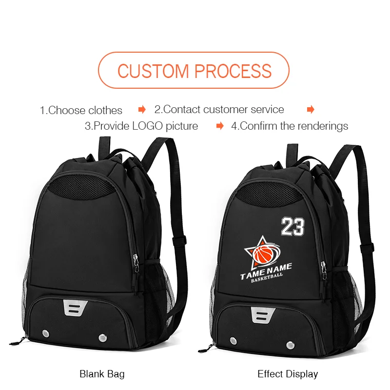 Custom Soccer Backpack personality cuatomiation Basketball Training Bag soccer team trainning Sport Shoulders Bag print logo
