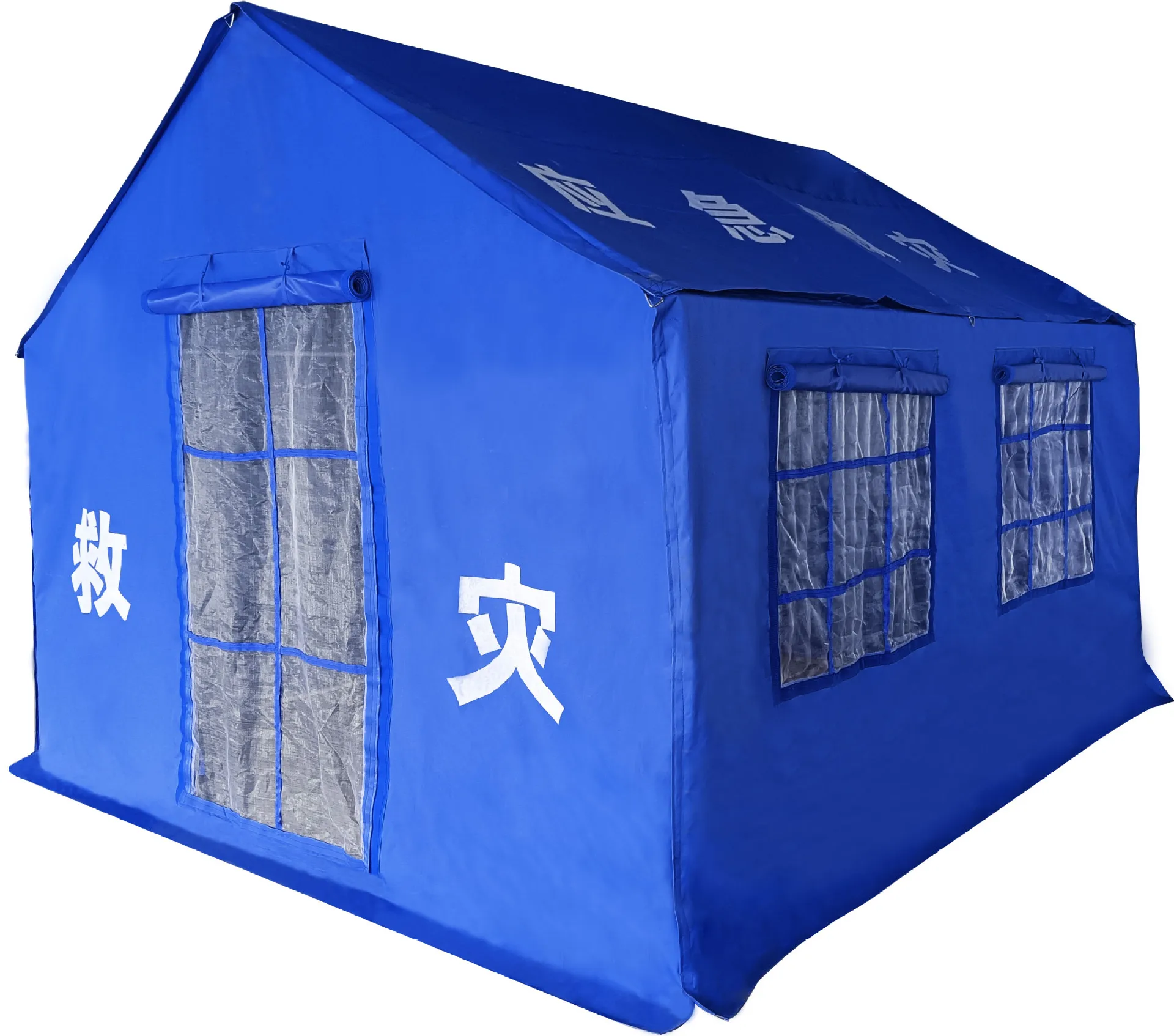 Outdoor thickened Oxford waterproof cotton outdoor rainstorm proof warm emergency relief tent