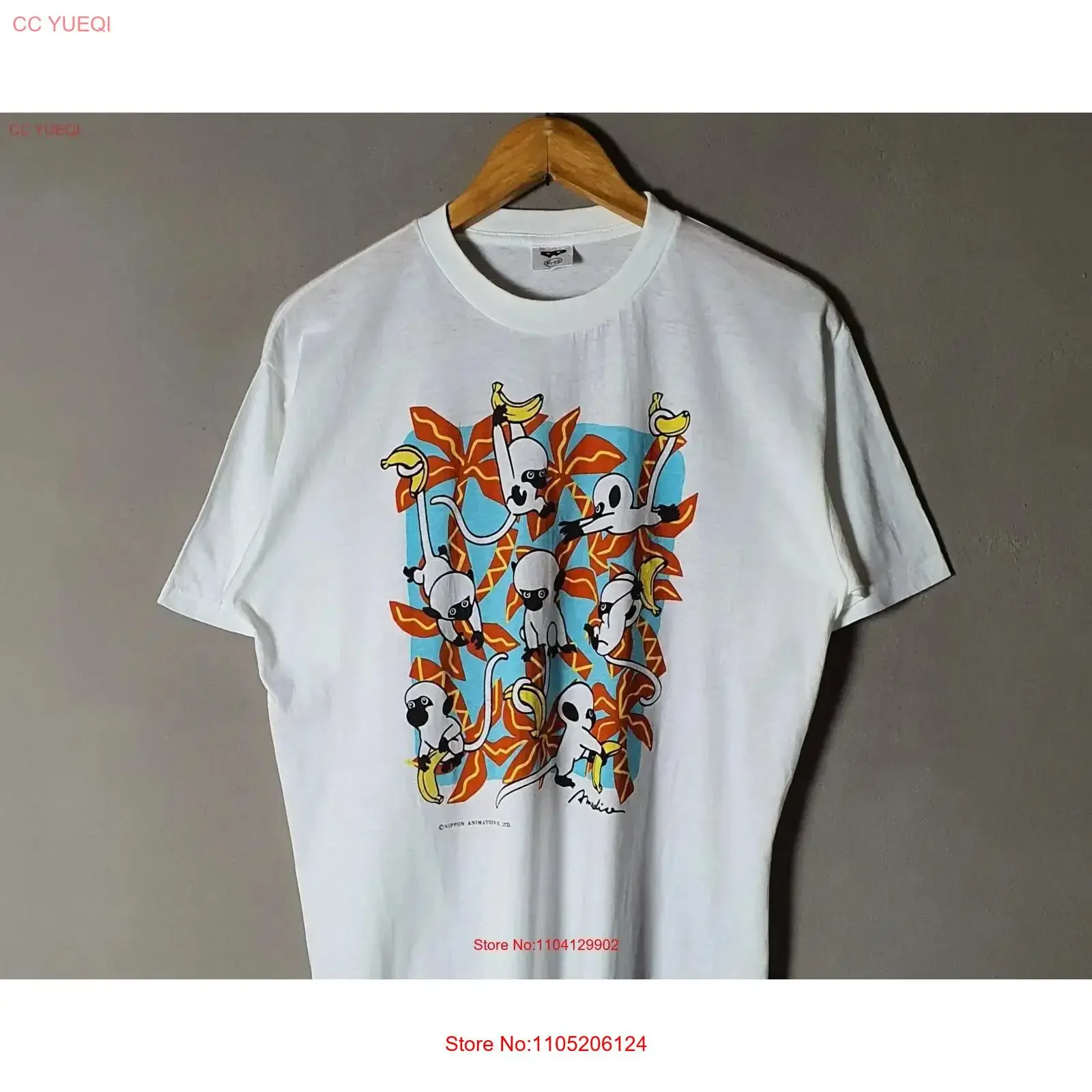 

Vintage 90s THE AMEDIO Japanese Comic Banpresto T Shirt Large Shonen Sunday Weekly Manga kun Little Series vintage Washed