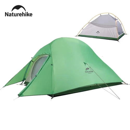 Naturehike Cloud Up-tienda de campaña para 2 personas, impermeable, fácil de construir, ultraligera, para playa, senderismo al aire libre, mochilero, refugio