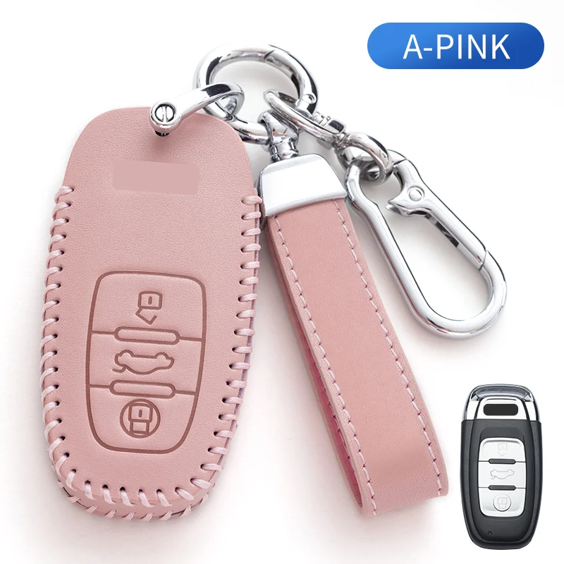 

Car Key Case Cover for Audi A1 A3 A4 A5 A6 A7 A8 Quattro Q3 Q5 Q7 S4 S5 S6 S7 S8 R8 TT Key Shell Protection Accessories