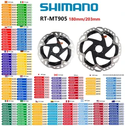 Shimano XTR RT-MT905 6-Screw Disc Brake Rotor ICE TECHNOLOGIES FREEZA 203mm/180mm For MTB Mountain Bike Original Shimano Parts