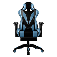 Gaming Chair for Adults 7-Point Massage Adjustable Ergonomic Office Chair with Footrest  Gaming Chair with Speakers