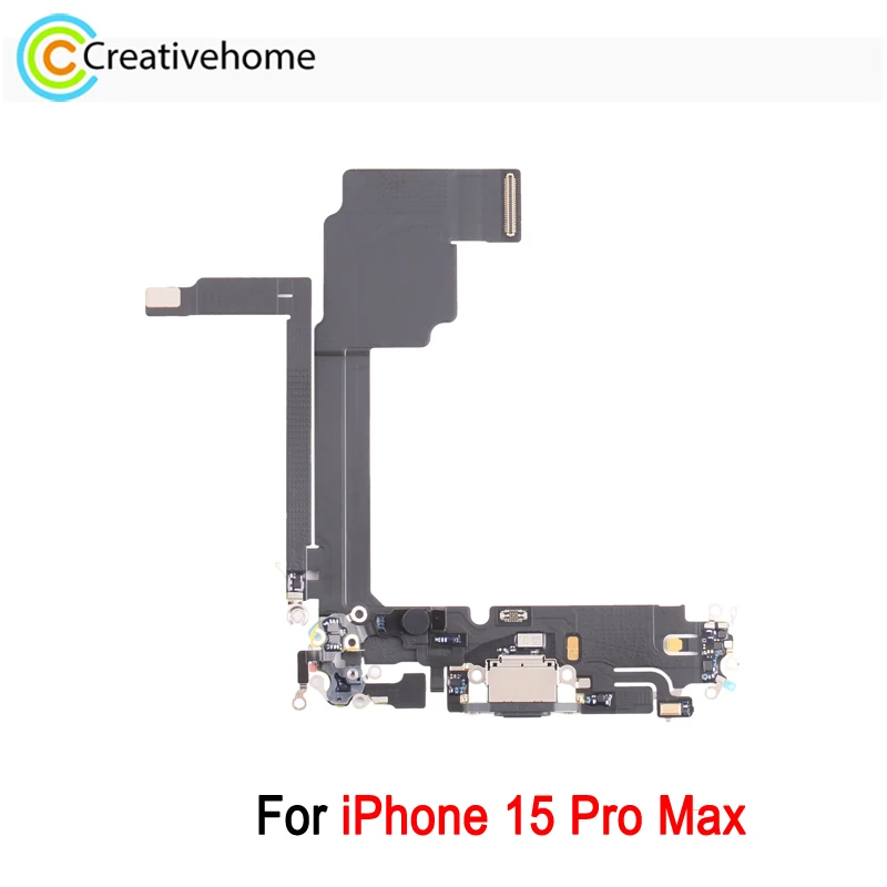 Repair Charging Port Cable For iPhone 15 Pro Max Phone Power Charging Flex Cable Replacement Spare Part