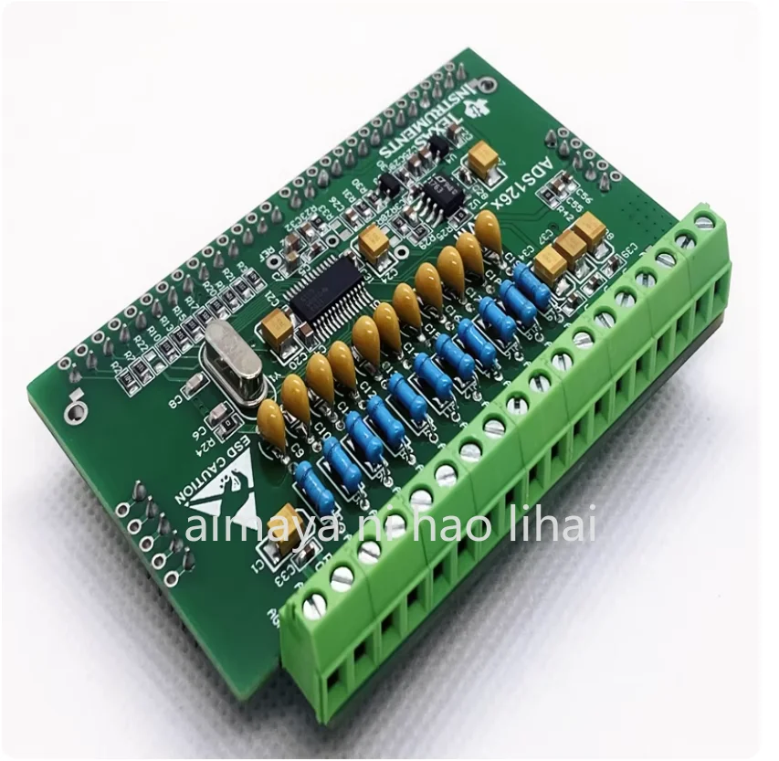 

Модуль ADS1263, 32-битный АЦП, высокоточный преобразователь для термопар, тензодатчиков, датчиков растяжения, термометров сопротивления (RTD) и PT100