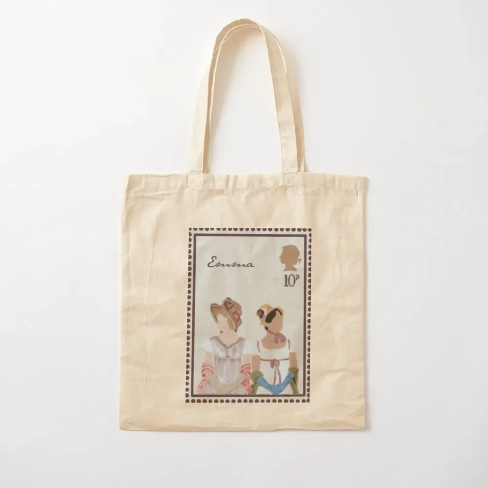 

Jane Austen Emma Stamp Tote Bag hand bags tote bag custom eco pack shopping trolley bag