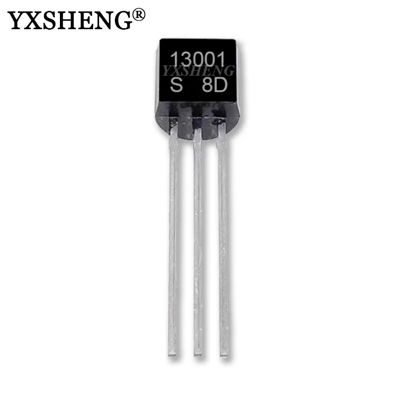 50PCS PCR406J PCR606J MJE13001 MJE13003 13001 13003 TO-92 Triode Transistor PCR606 PCR406 606J 406J