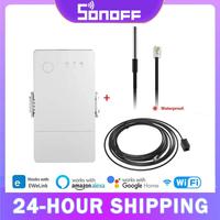 SONOFF TH Origin WIFI Switch Smart Home Controller Temperature Humidity Monitor Switch 20A Max TH10/16 Upgrade Version For Alexa