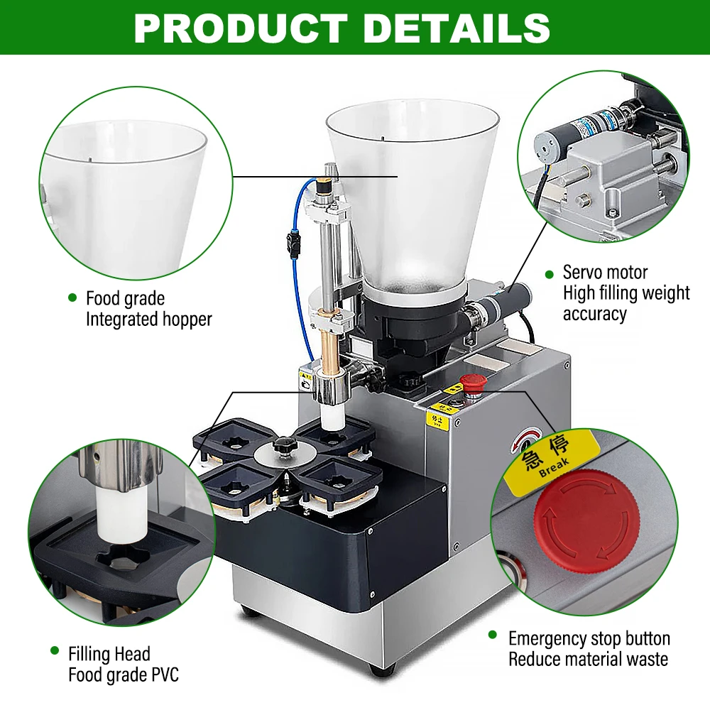 Commercial Desktop Small Goldfish Wonton Machine Catering Dumpling Shop Semi-automatic Wonton Wrapping Machine Wonton