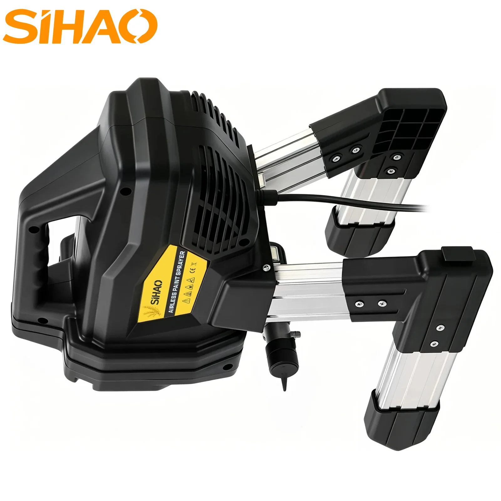 SIHAO Pro Airless Wall Paint Spraye 650W/700W Electric Sprayer Gun Kit Adjustable Spray Pressure with Pipe for Wall Ceiling Wood