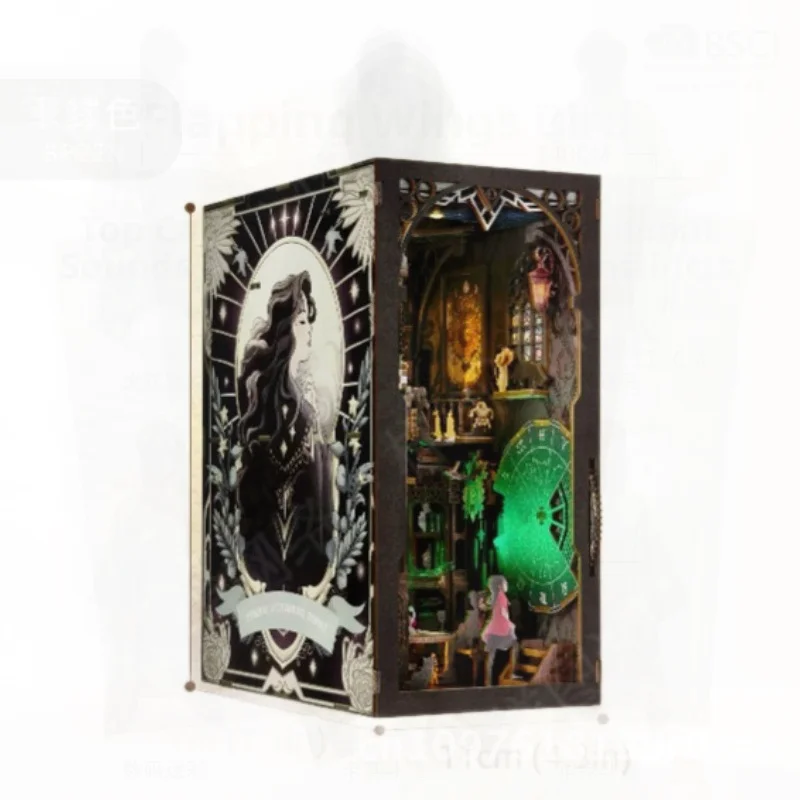 ماجيك هاوس التارو لتقوم بها بنفسك المقصورة اللبنات ثلاثية الأبعاد لغز نموذج اليدوية لعبة خشبية للأعمار 14 + عيد الميلاد هدية عيد الأطفال #5