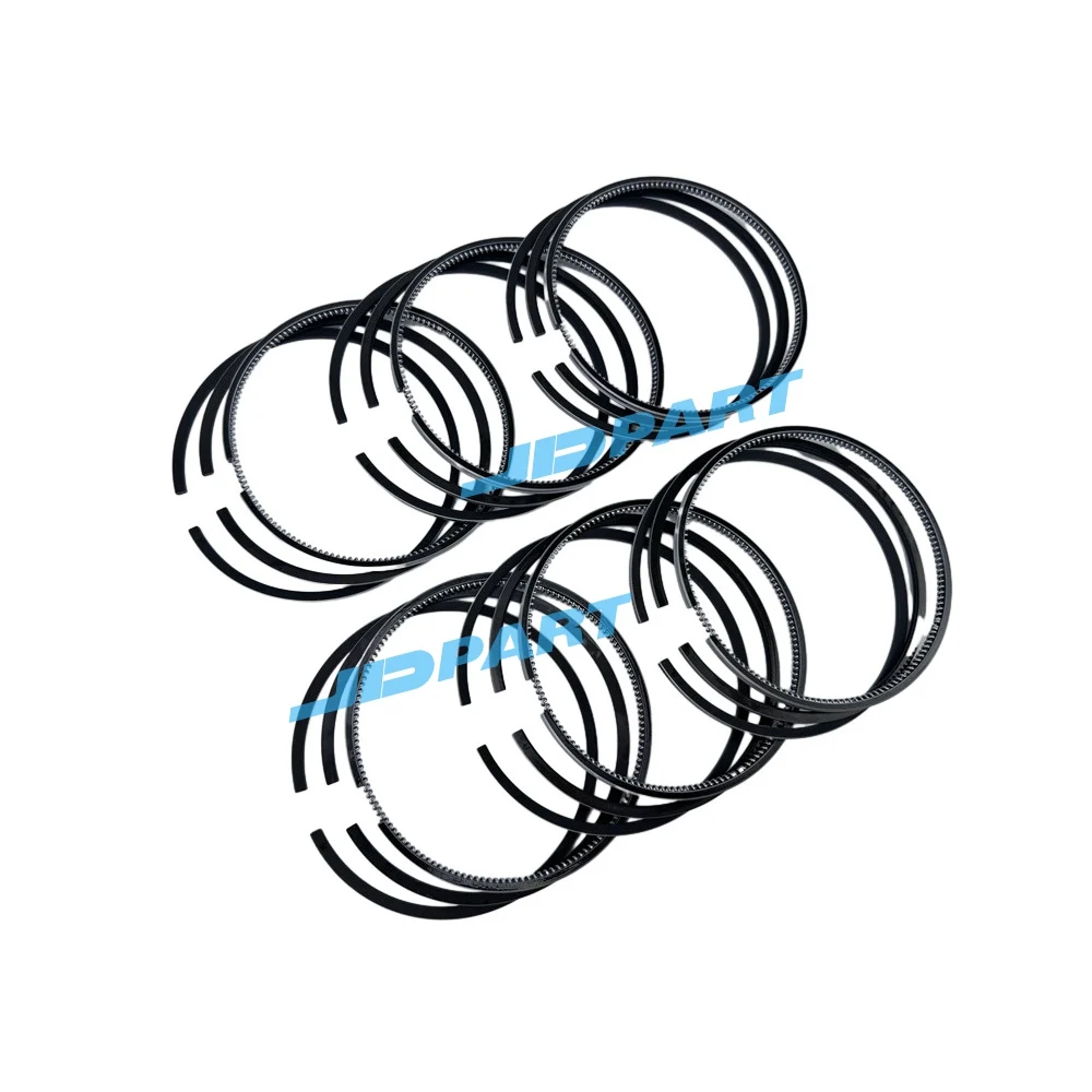 4PCS 6D14T Piston Ring Set For Mitsubishi Excavator Engine Parts