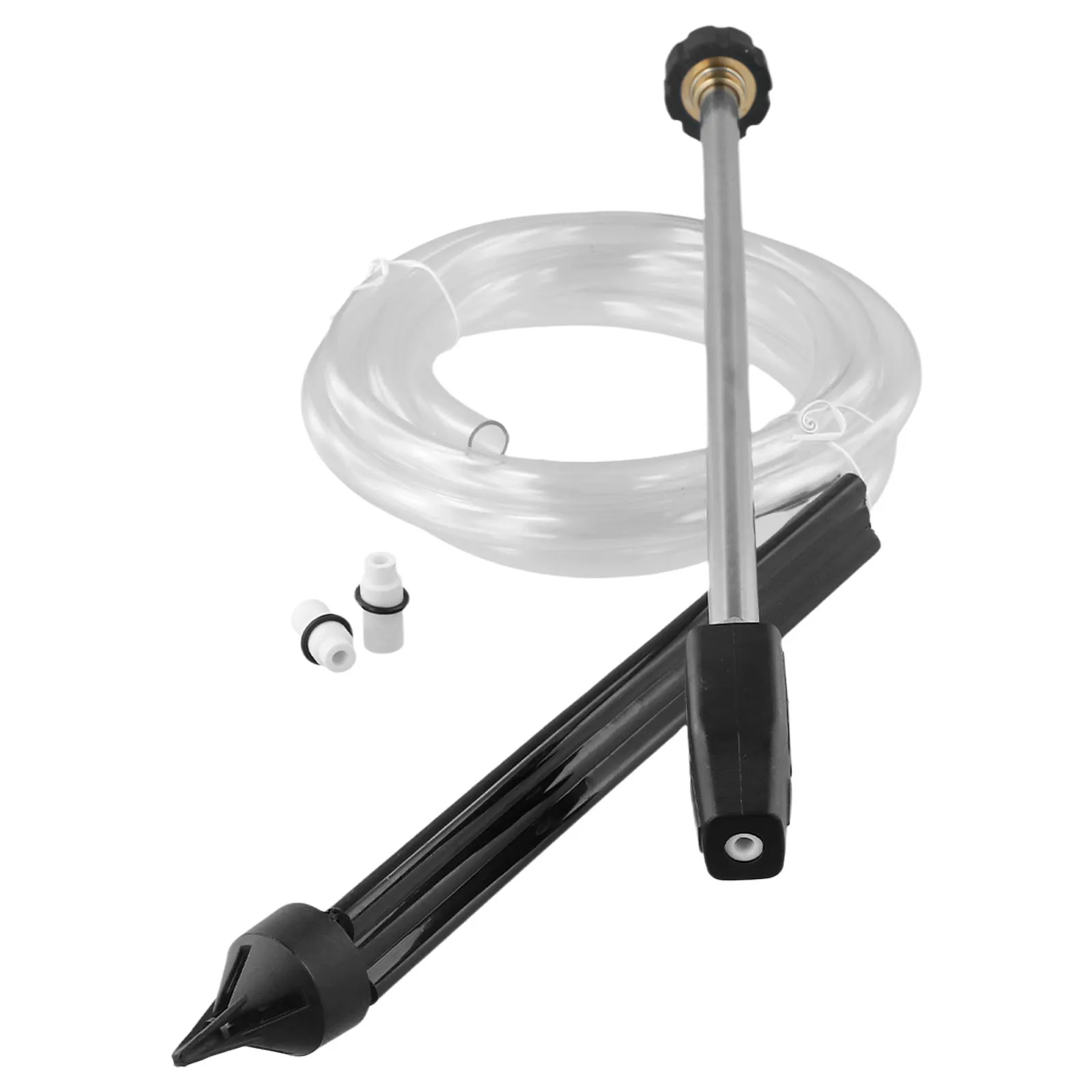 2.8M Sandblasting hose For Karcher HD HDS Pressure Washer for sandblaster Steel Suction pipe Wet Practical  2.8M