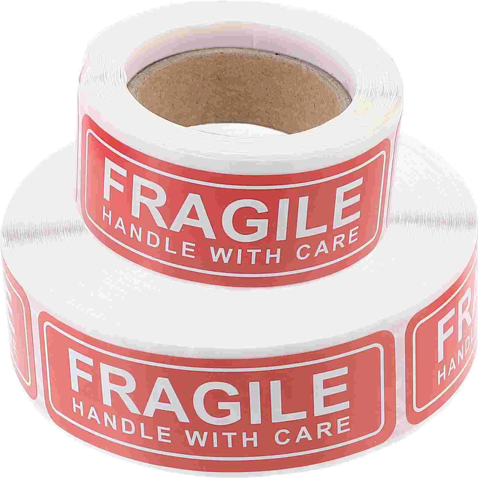 

2 Rolls Don't Drop Labels Packing Stickers Vulnerable Shipping Fragile for Copperplate Warning Packaging