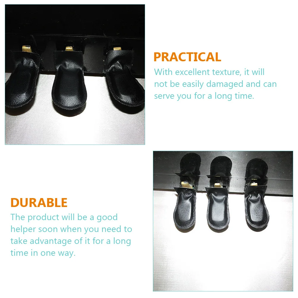 6 قطعة دواسة البيانو يغطي الأكمام الواقية لأدوات لوحة المفاتيح وسادة للقدم دائم حياة طويلة استخدام وسادة للقدم البيانو يغطي