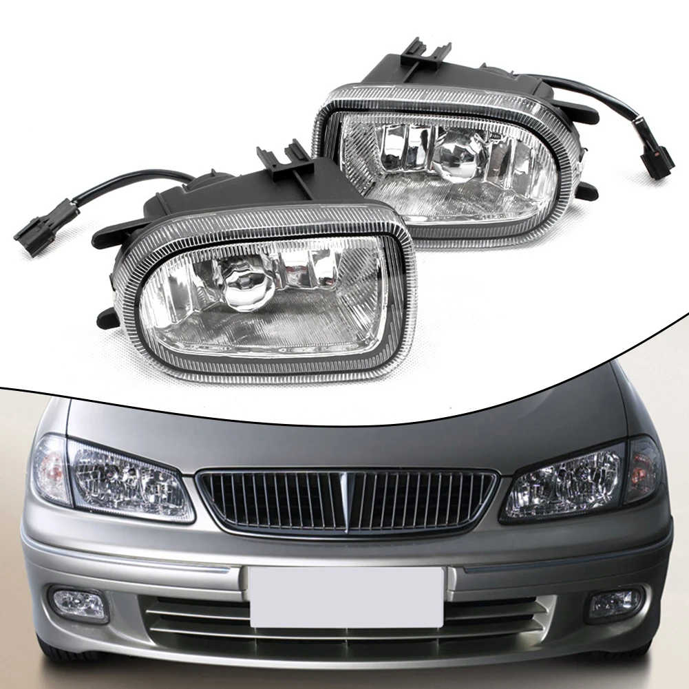 Hochsichtbare Ersatz-Nebelscheinwerfer für Nissan Sunny/Sentra N16 (1999 2002), hergestellt aus ABS+PC-Material