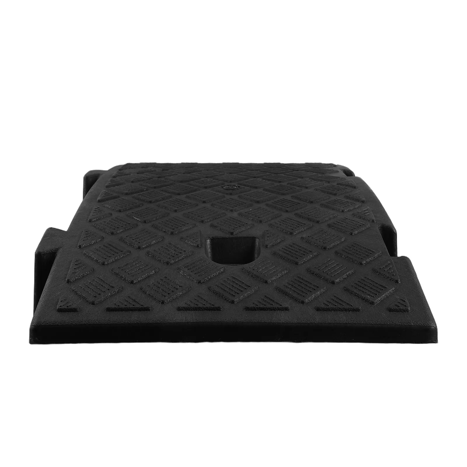 

Пластиковый пандус-порог 6,3 дюйма для дверных проемов, для перехода с одного уровня на другой, гладкий, нескользящий, для инвалидных колясок и ходунков