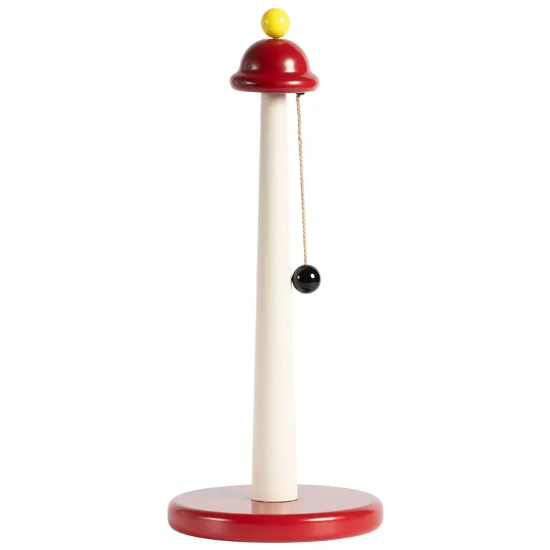 

Kitchen Tissue Holder Vertical Desktop Solid Wood Roll Paper Holder Living Room Dining Table Storage