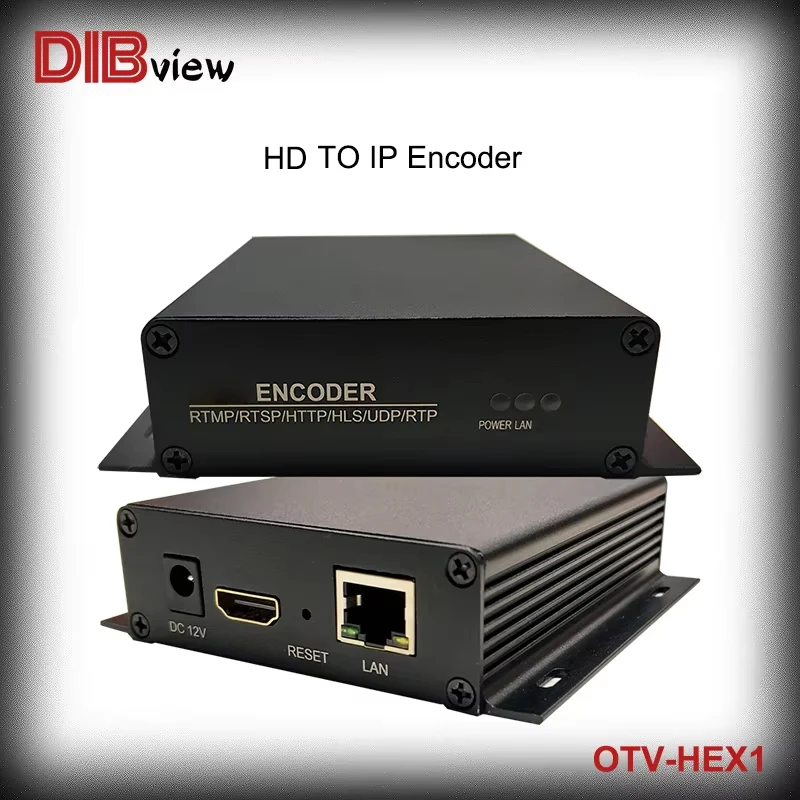 Facebook Streaming 1080P/60fps H.265 HEVC RTMP RTSP H.265 HDMI-compatible HD IPTV Video Encoder For Live Broadcasting Project