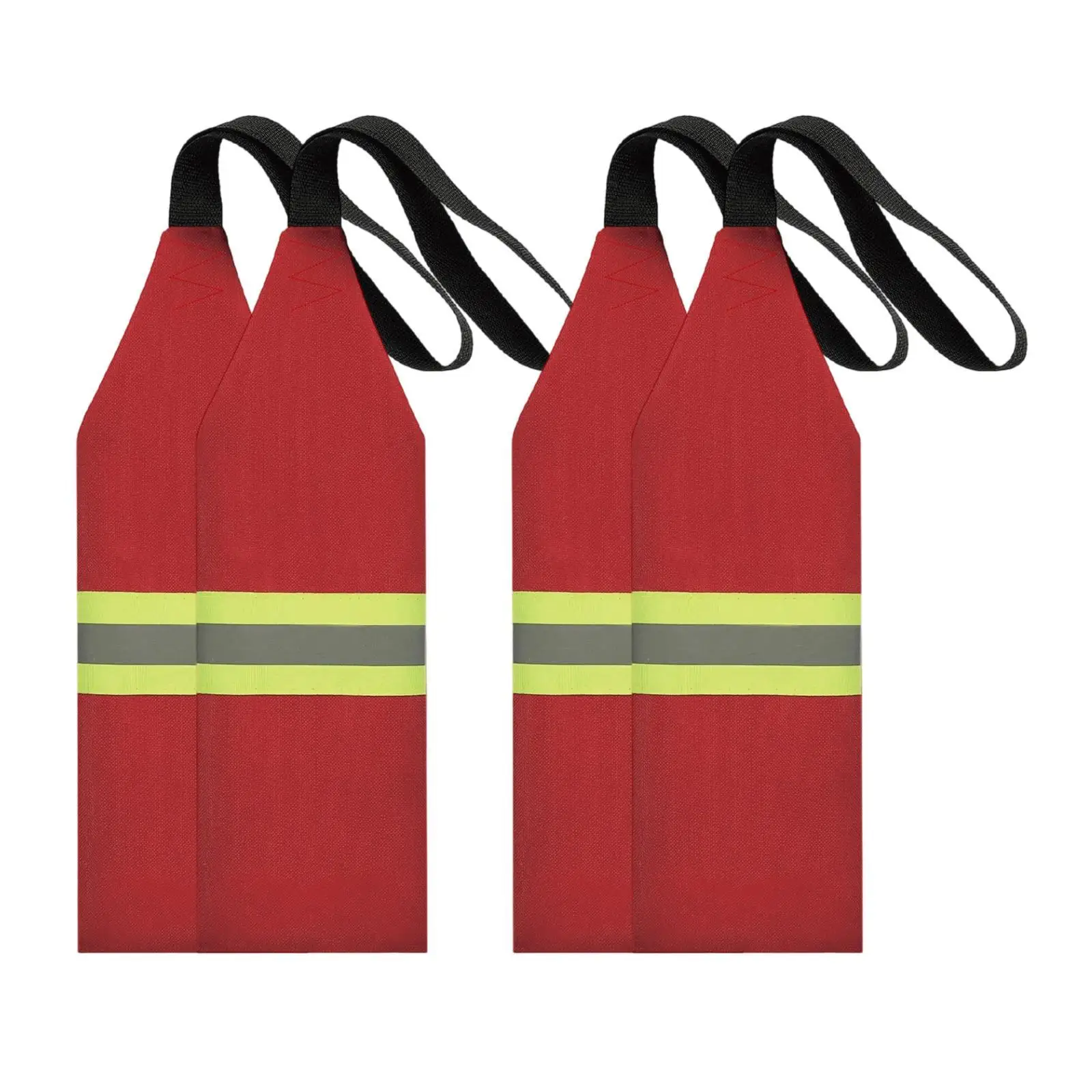 Kayak Safety Warning Flag High Visibility Reflective Strip Oxford Cloth Durable Accessories for Kayak Canoe SUP