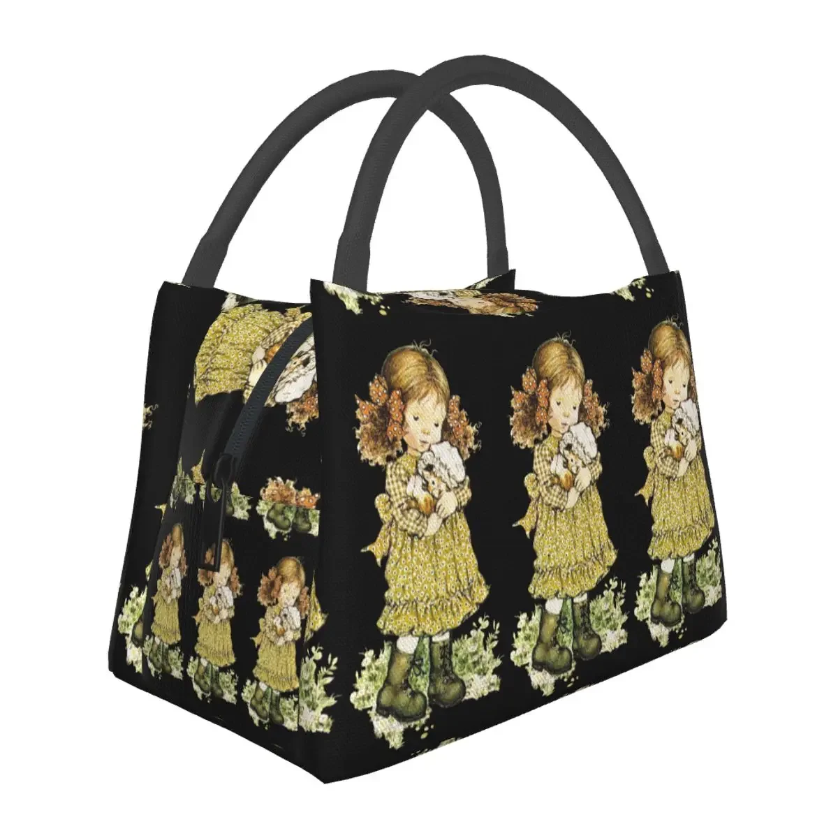 

Sarah Kay Swing Girl Lunch Bags Insulated Bento Box Portable Lunch Tote Picnic Bags Cooler Thermal Bag for Woman Children School