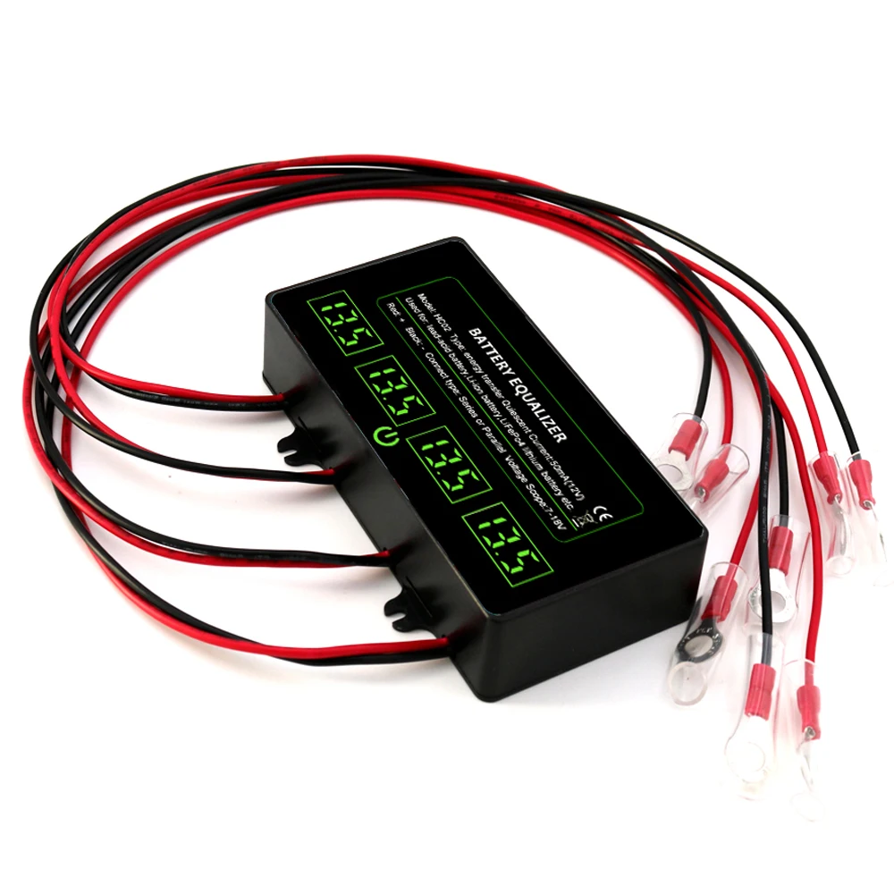 ANGUI 12/24/36/48 V HC02 Touch-Schalter-Batterien Spannungsausgleich 10 A Batterie-Equalizer Aktiver Blei-Säure-Batterie-Controller