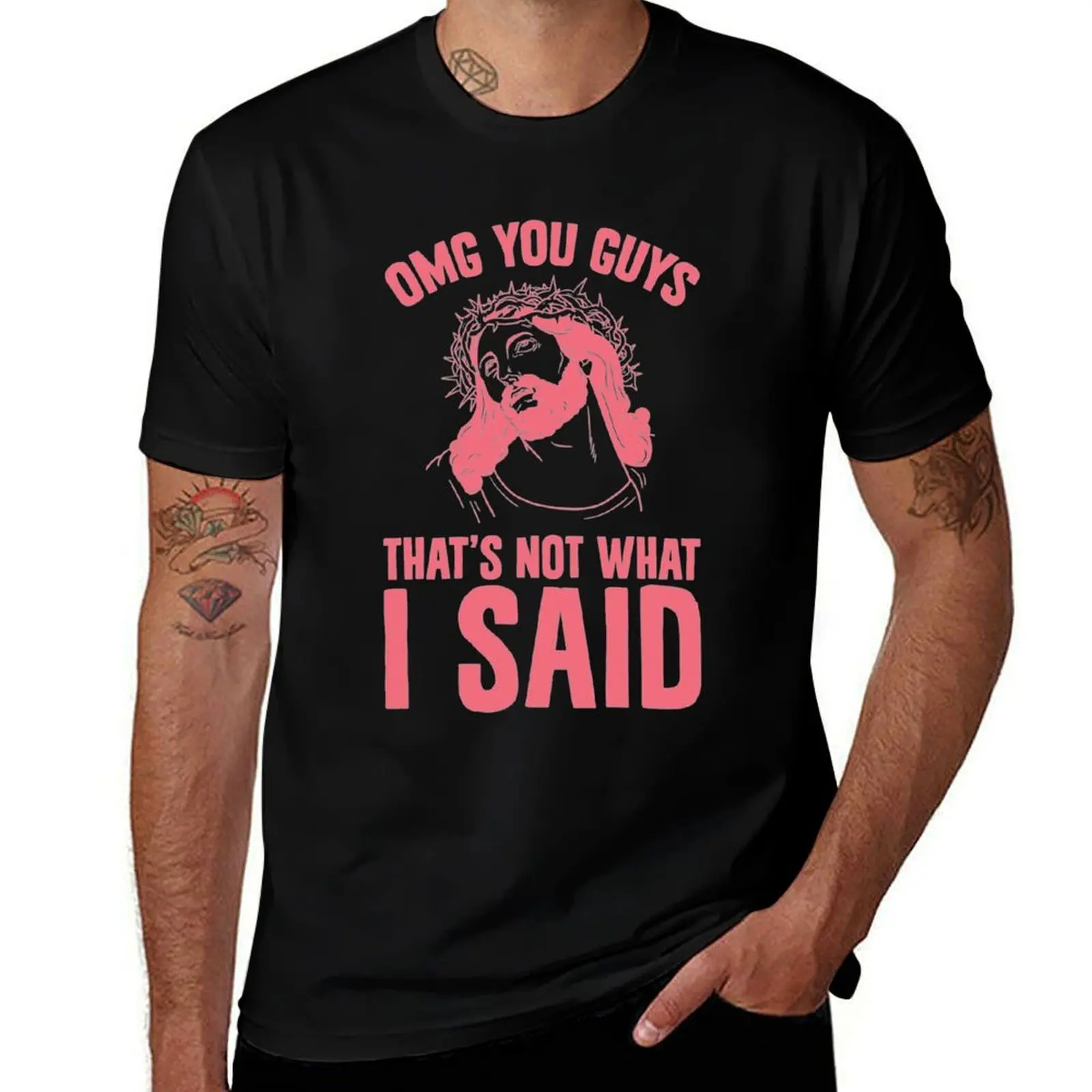 

OMG You Guys That's Not What I Said T-Shirt Minimalist Casual Short Sleeve Top