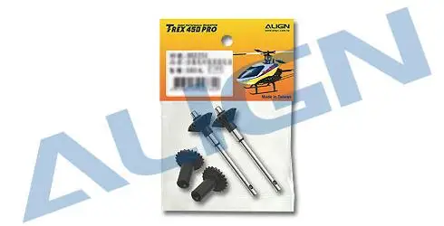 original ALIGN Parts T-REX H45G002XXW Torque Tube Rear Drive Long umbrella gear Set  for TRex 450 PRO RC helicopter