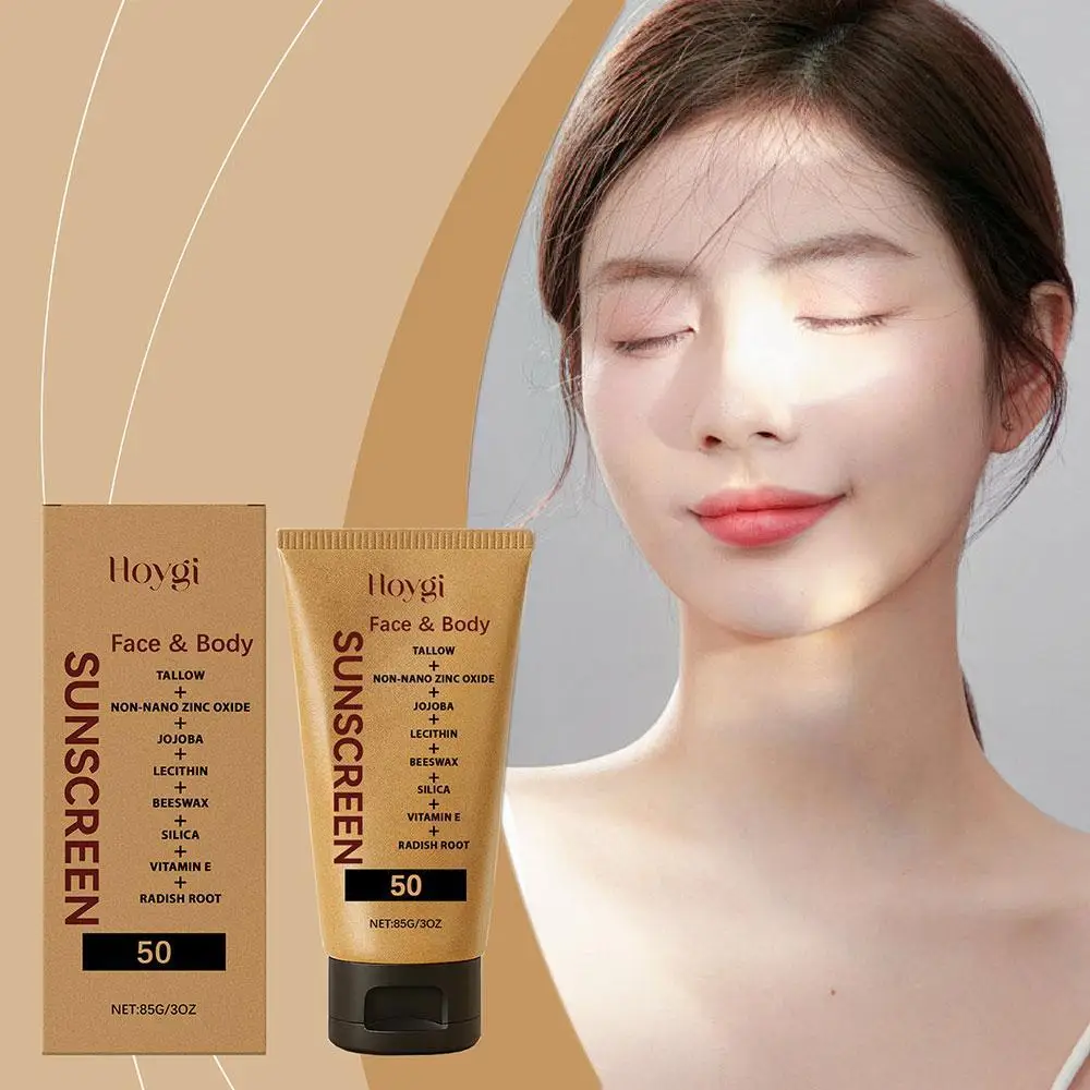 

Sunscreen Cream for Face Spf 50+ UV Protective Sun Block Isolation Anti Oxidant Waterproof Moisturizing Skin Sunblock