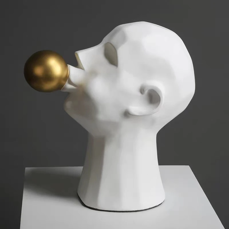 

unique For Home Office Table Desk Bookshelf Decor Abstract Art Resin Thinker Statue Sculpture Ornaments Creative Modern Handicra