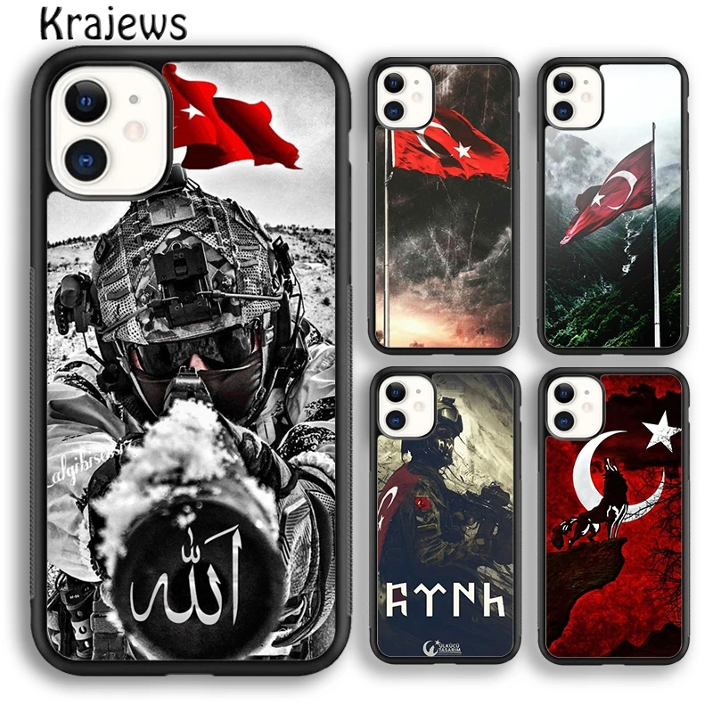 Turkei Turkey Ataturk Flag ISTAMBUL ANTALYA Phone Case Cover For iPhone 16 15 14 plus XS XR 11 12 mini 13 pro max