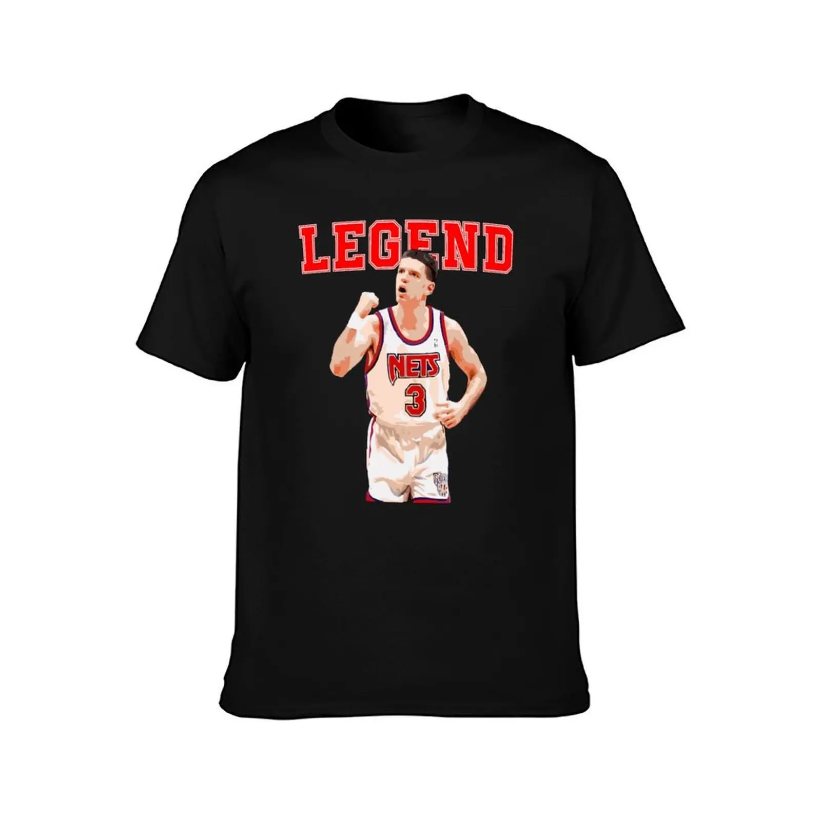 Drazen Petrovic T-Shirt Comfort Stretch Tee Shirt T-Shirt