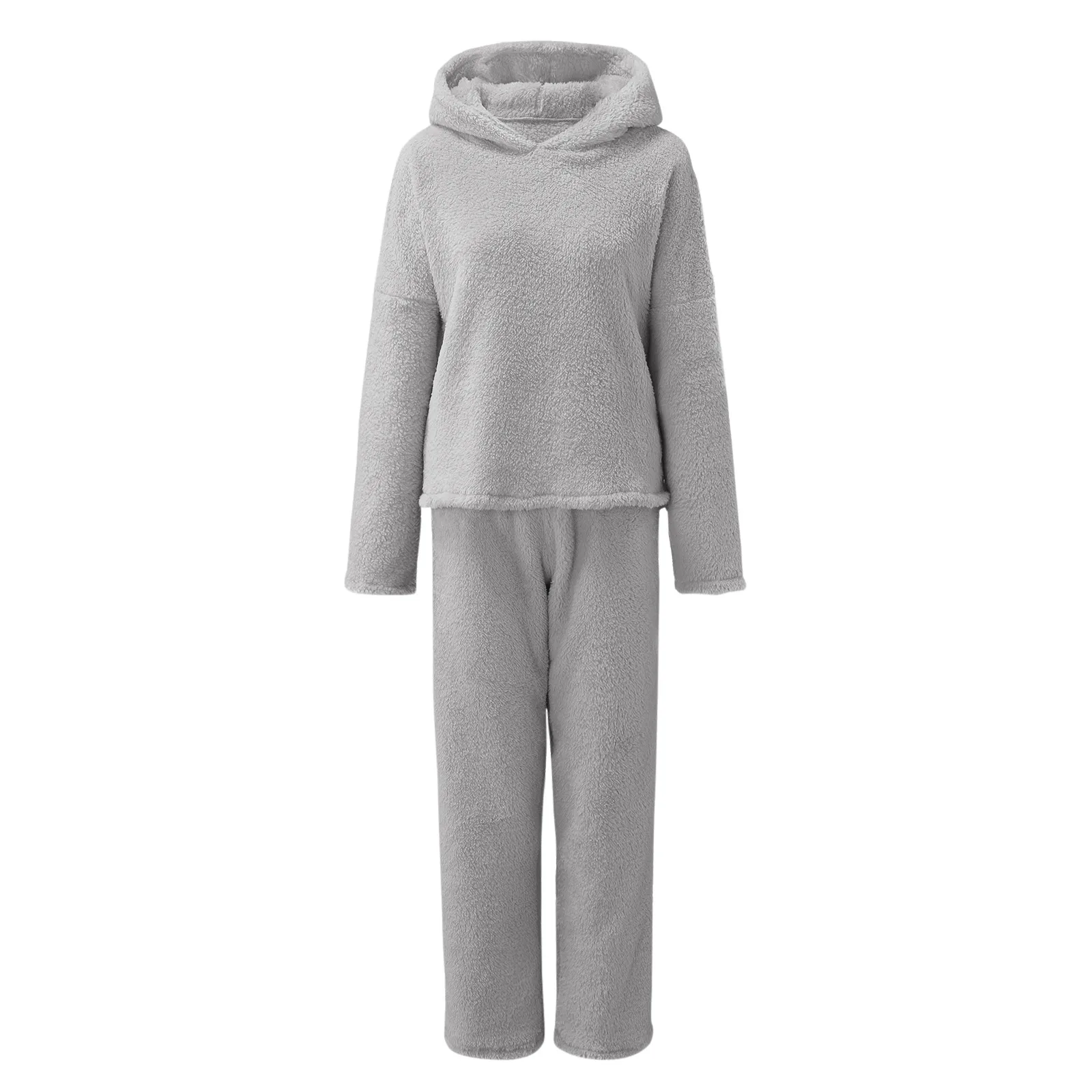 Jacquard Weave Velvet Pajamas Set 2 Piece Zip-Up Coat Top & Long Elastic Pant Winter Warm Cotton Loungewear Outfis Soft Homewear