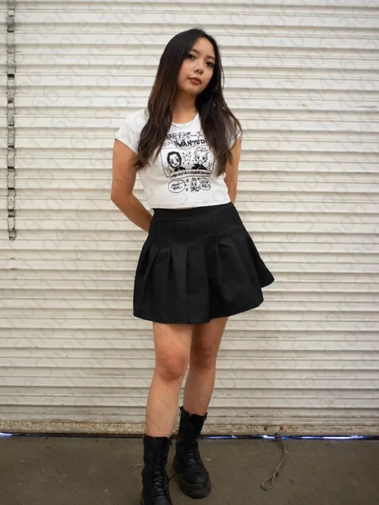 

Женская футболка с коротким рукавом, в готическом стиле