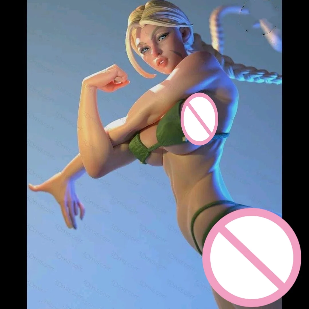 Figurine en résine à assembler, échelle 1/24, 80mm de hauteur, Kit de modèle à assembler, longue tresse, sexy, beauté de combat, Nsfw, deux versions, non assemblée, non peinte