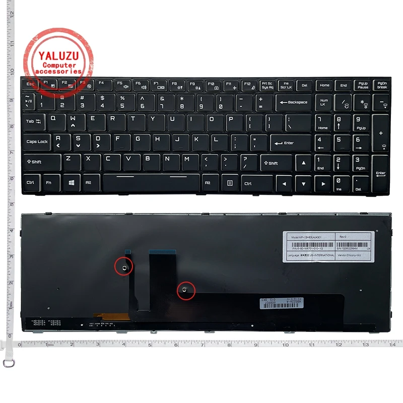 

US Color backlight New laptop keyboard for Hasee Z6 Z7 Z8 P655 for shenzhou Z6 I3 I5 I7 G6 black notebook keyboards