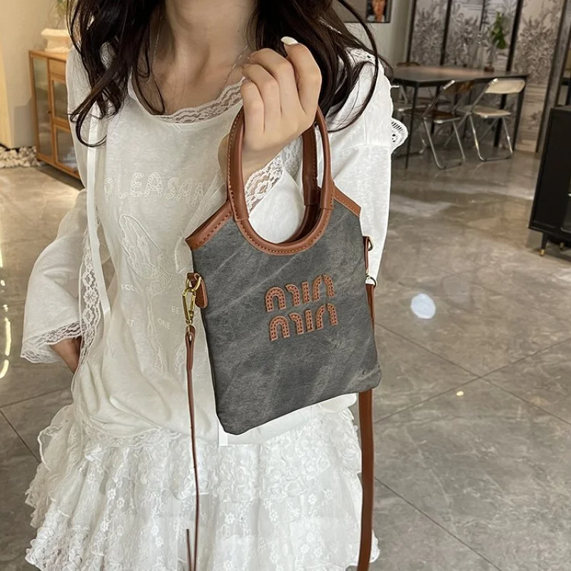 

2025 Новая высококачественная женская кожаная сумка, роскошный бренд, известный дизайнер, винтажный Париж, повседневная ​