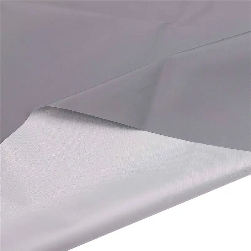 ABJI-5X Silver Reflective Fabric Sew On Cloth Material Highlight Chemical Fiber 39.4Inch