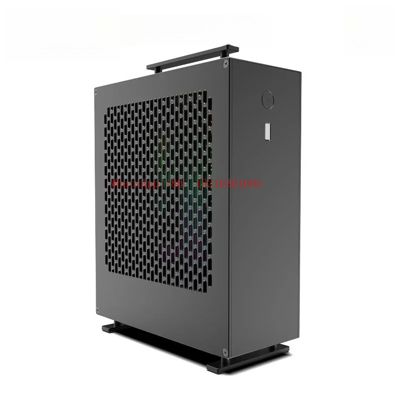 Limited Offer 4.28L Mini A24-V3 2.1 Nuclear Display 1u Power Supply Itx Chassis, All Aluminum Alloy