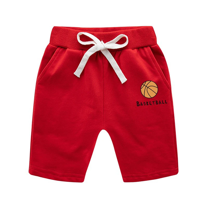 Children's Cotton Shorts Fashion Summer Beach Sports Casual Thin Pocket Cargo Short Pants 3Pcs Printed Shorts Sold In A Package