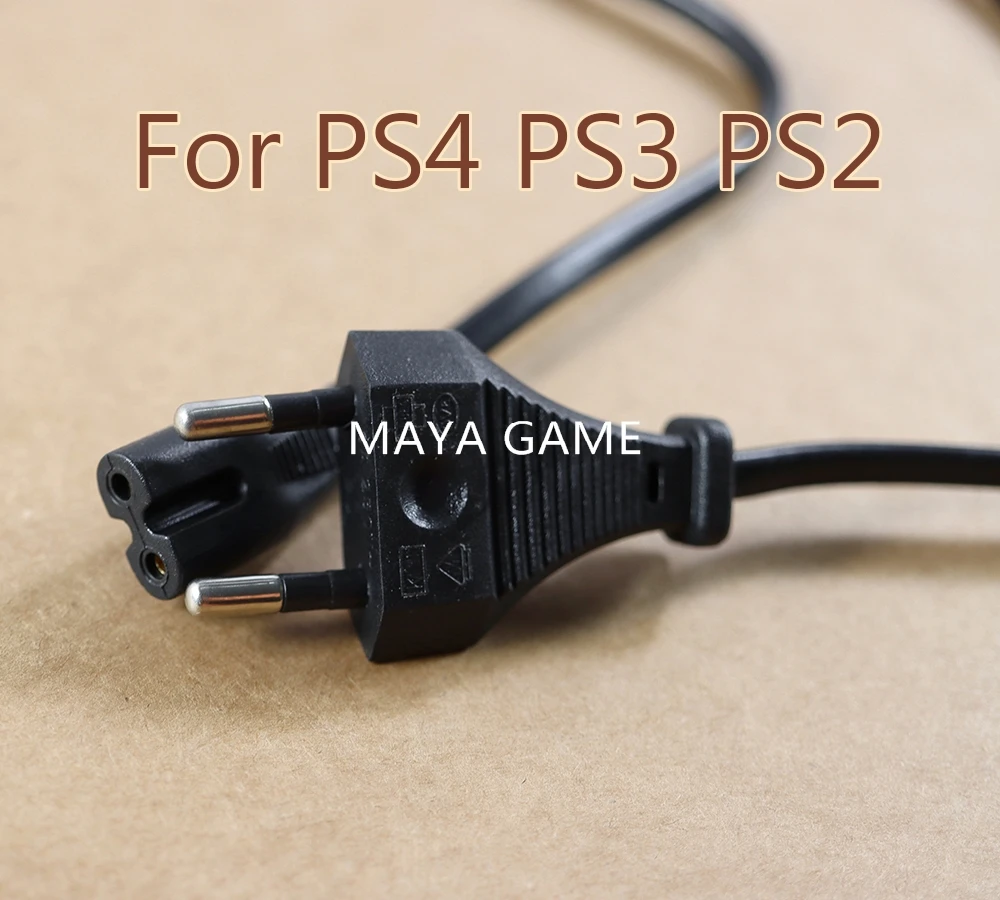 EU US ปลั๊ก1M สายไฟ8สายสำหรับ Playstation 4 PS4 PS3 PS2โฮสต์สายไฟสายไฟขยาย