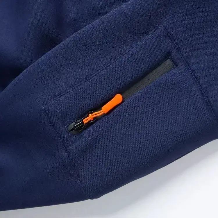 Sudadera Táctica con Capucha para Hombre, Media Cremallera, Forro Polar Cálido, Estilo Militar, con Múltiples Bolsillos, Chaqueta Polar Gruesa para Exteriores, Color Sólido