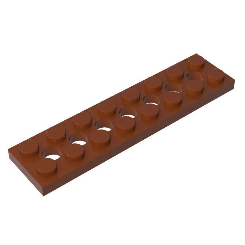 10 Stück 3738 Platte 2 x 8 mit 7 Löchern Bausteine Sammlungen Modulare Spielzeuge für Technische MOC DIY Geschenk-Bausteine – Detail 10